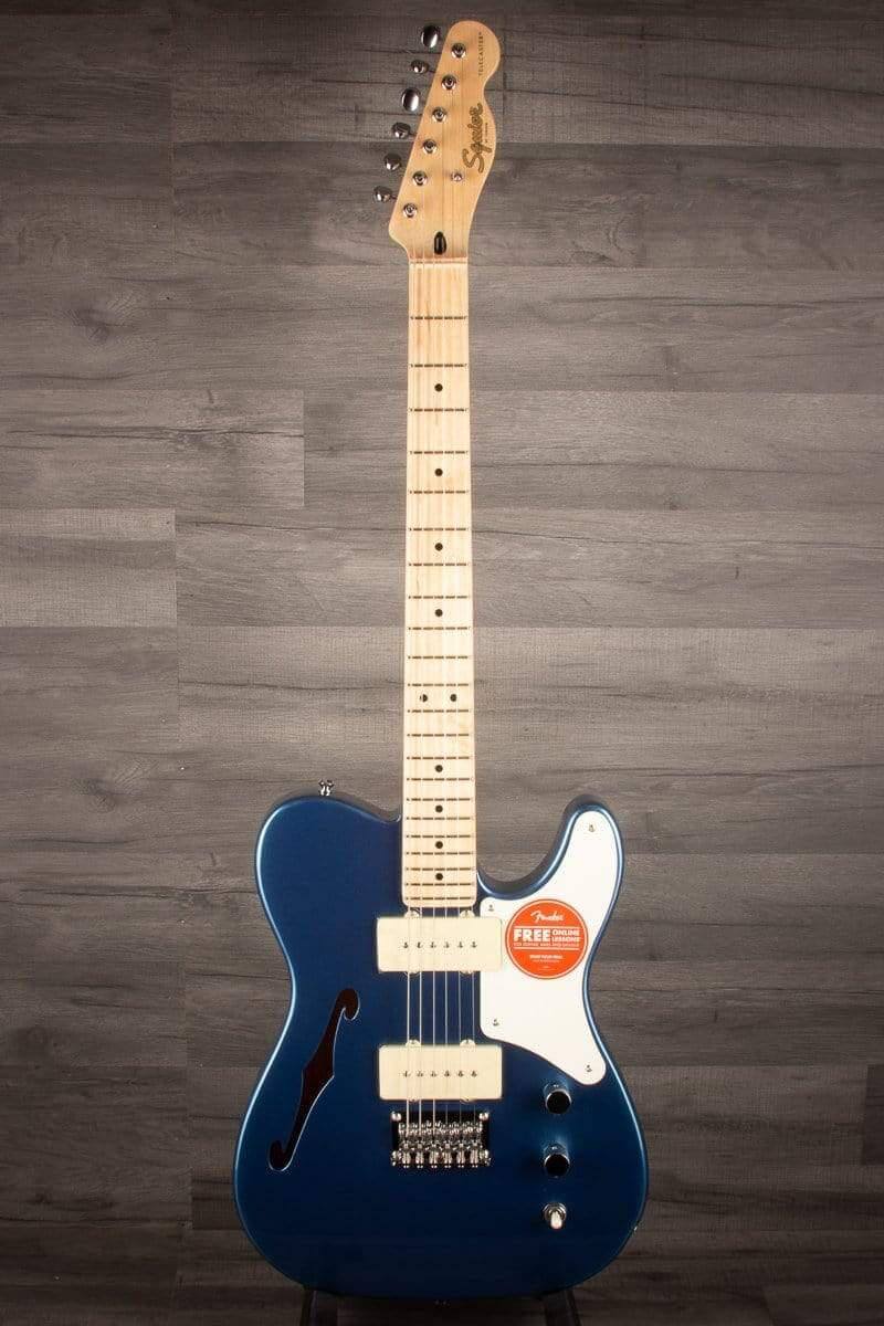 Squier Paranormal Cabronita Telecaster Thinline Electric Guitar - Lake Placid Blue