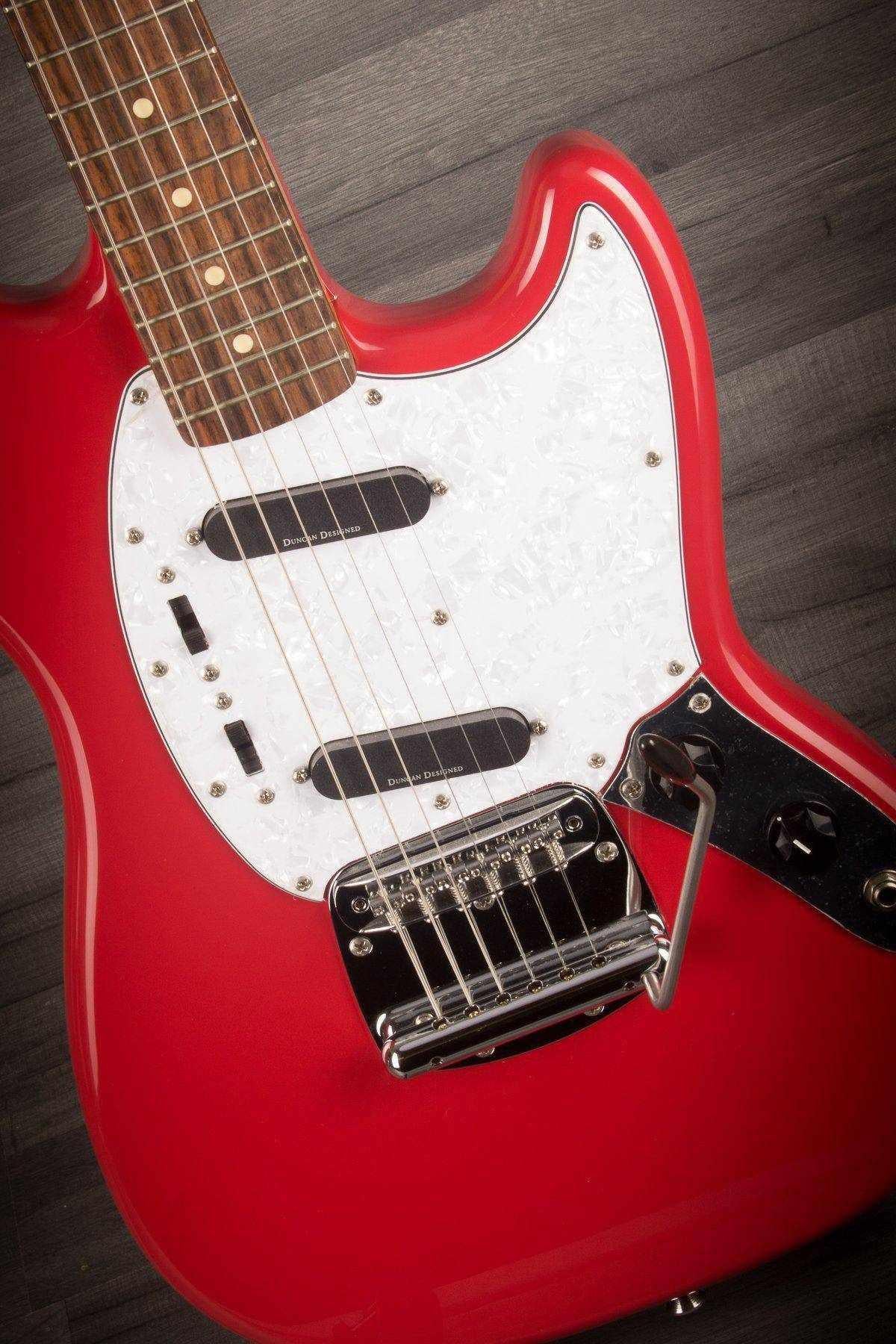 Squier Vintage Modified Mustang, Fiesta Red