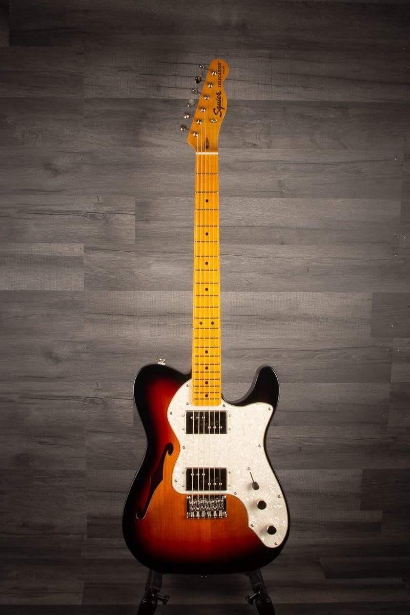 Squier Electric Guitar USED - Squier Classic Vibe '70s Telecaster Thinline 3 Colour Sunburst