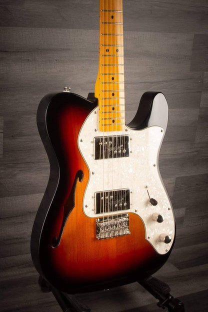 USED - Squier Classic Vibe '70s Telecaster Thinline 3 Colour Sunburst