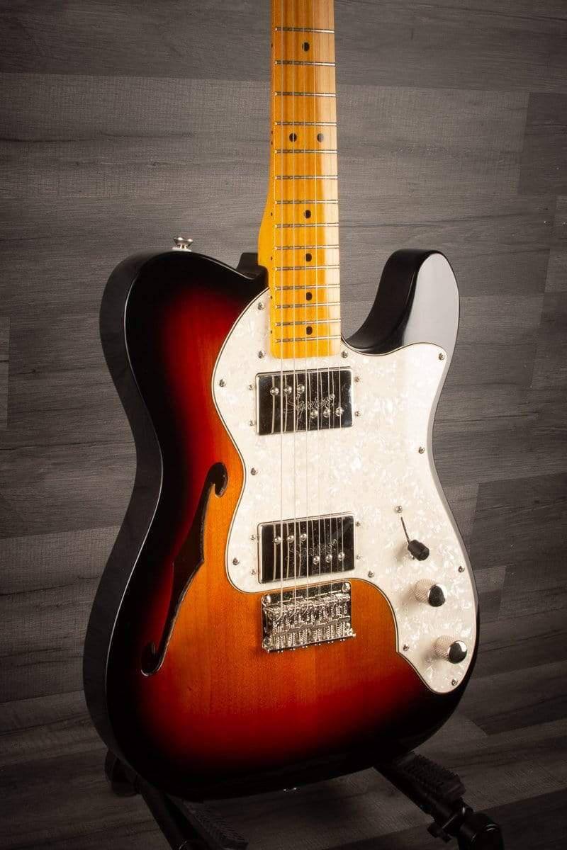 USED - Squier Classic Vibe '70s Telecaster Thinline 3 Colour Sunburst