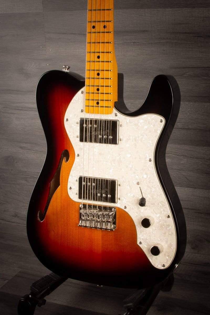 Squier Electric Guitar USED - Squier Classic Vibe '70s Telecaster Thinline 3 Colour Sunburst