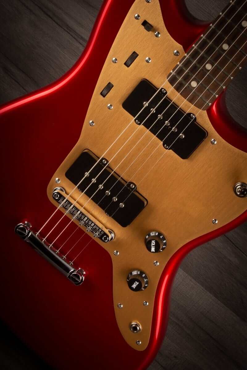 USED - Squier Deluxe Jazzmaster ST, Candy Apple Red