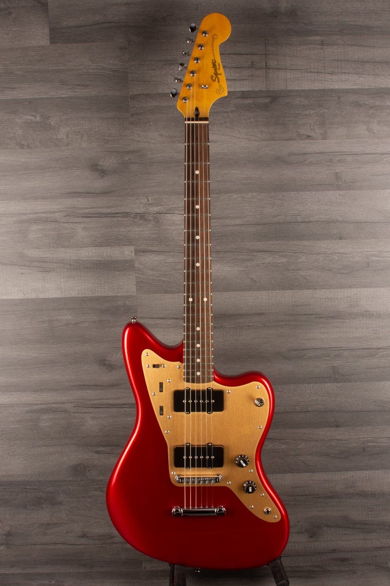 Squier Electric Guitar USED - Squier Deluxe Jazzmaster ST, Candy Apple Red