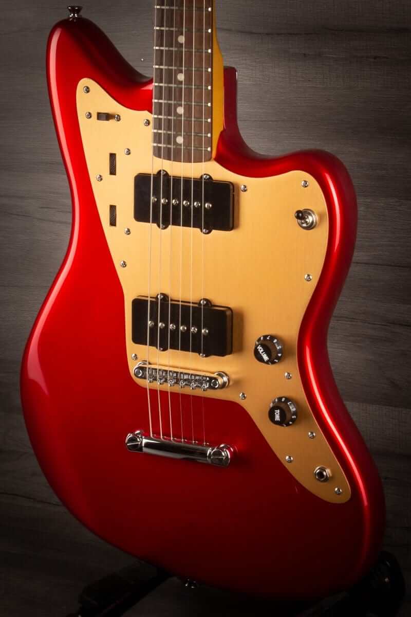 USED - Squier Deluxe Jazzmaster ST, Candy Apple Red