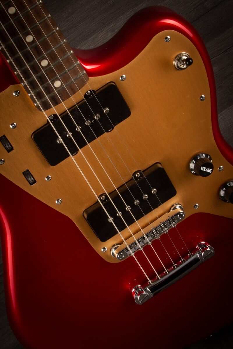 USED - Squier Deluxe Jazzmaster ST, Candy Apple Red