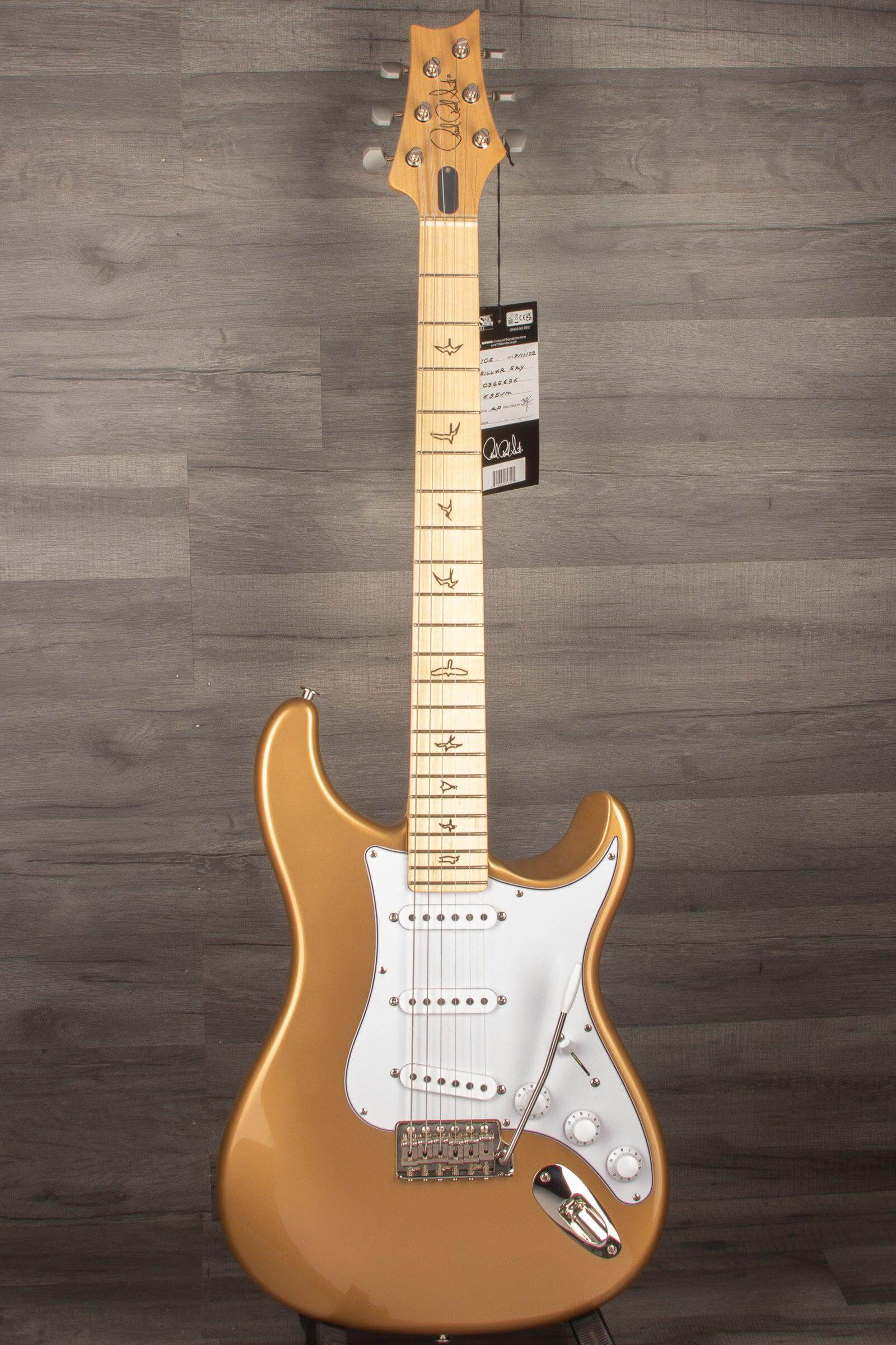 PRS Silver Sky John Mayer Signature Electric Guitar - Gold Mesa, Maple Fingerboard