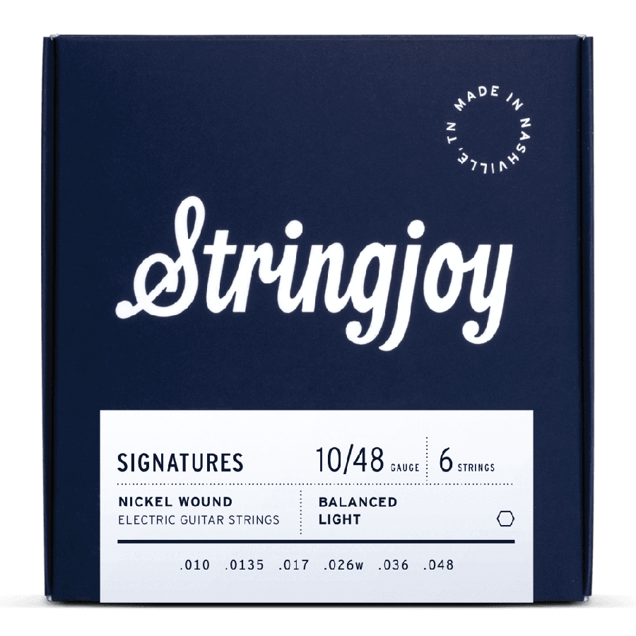 Stringjoy Balanced Light Guitar Strings 10-48 - MusicStreet