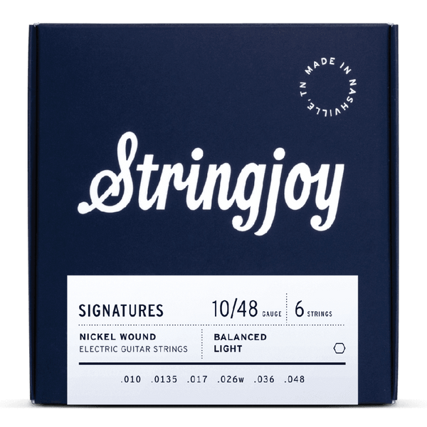 Stringjoy Balanced Light Guitar Strings 10-48 - MusicStreet