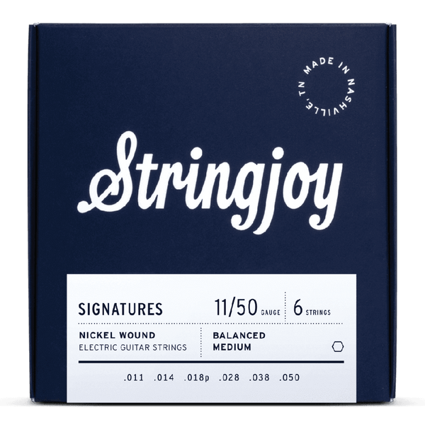 Stringjoy Balanced Medium Guitar Strings 11-50 - MusicStreet