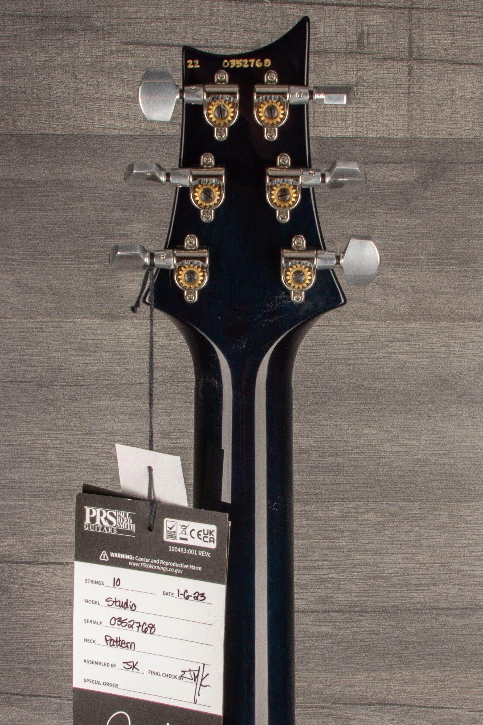 PRS - Studio - Cobalt Blue s#0352768 - MusicStreet