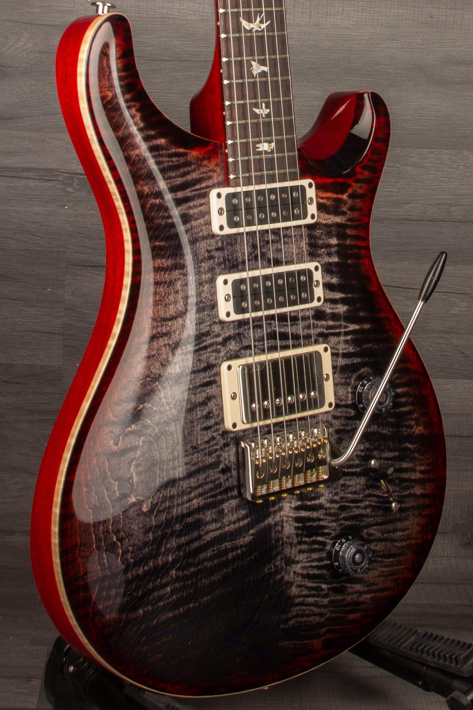 PRS - Studio Electric Guitar - Charcoal Cherryburst #0342886