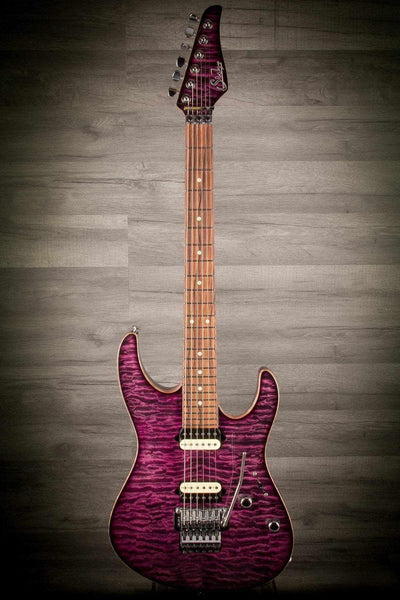 USED - Suhr Modern Carve Top Set Neck - Custom Purple
