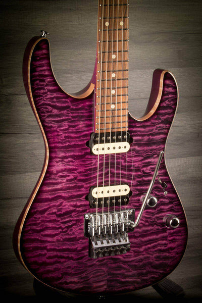 USED - Suhr Modern Carve Top Set Neck - Custom Purple