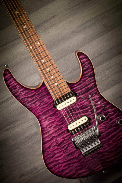 USED - Suhr Modern Carve Top Set Neck - Custom Purple
