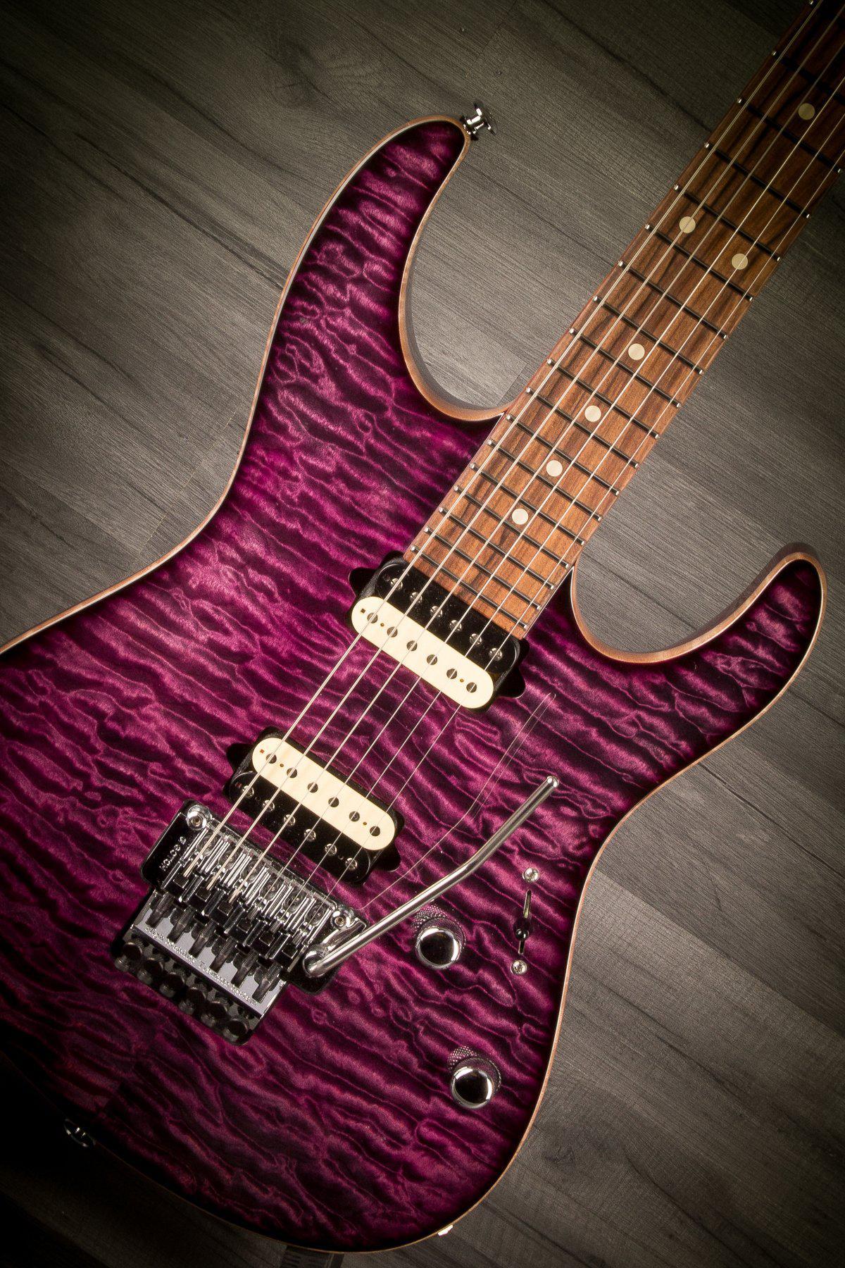 Suhr Electric Guitar USED - Suhr Modern Carve Top Set Neck - Custom Purple
