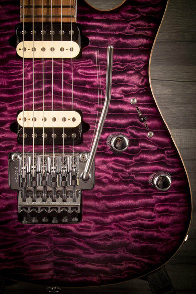 USED - Suhr Modern Carve Top Set Neck - Custom Purple