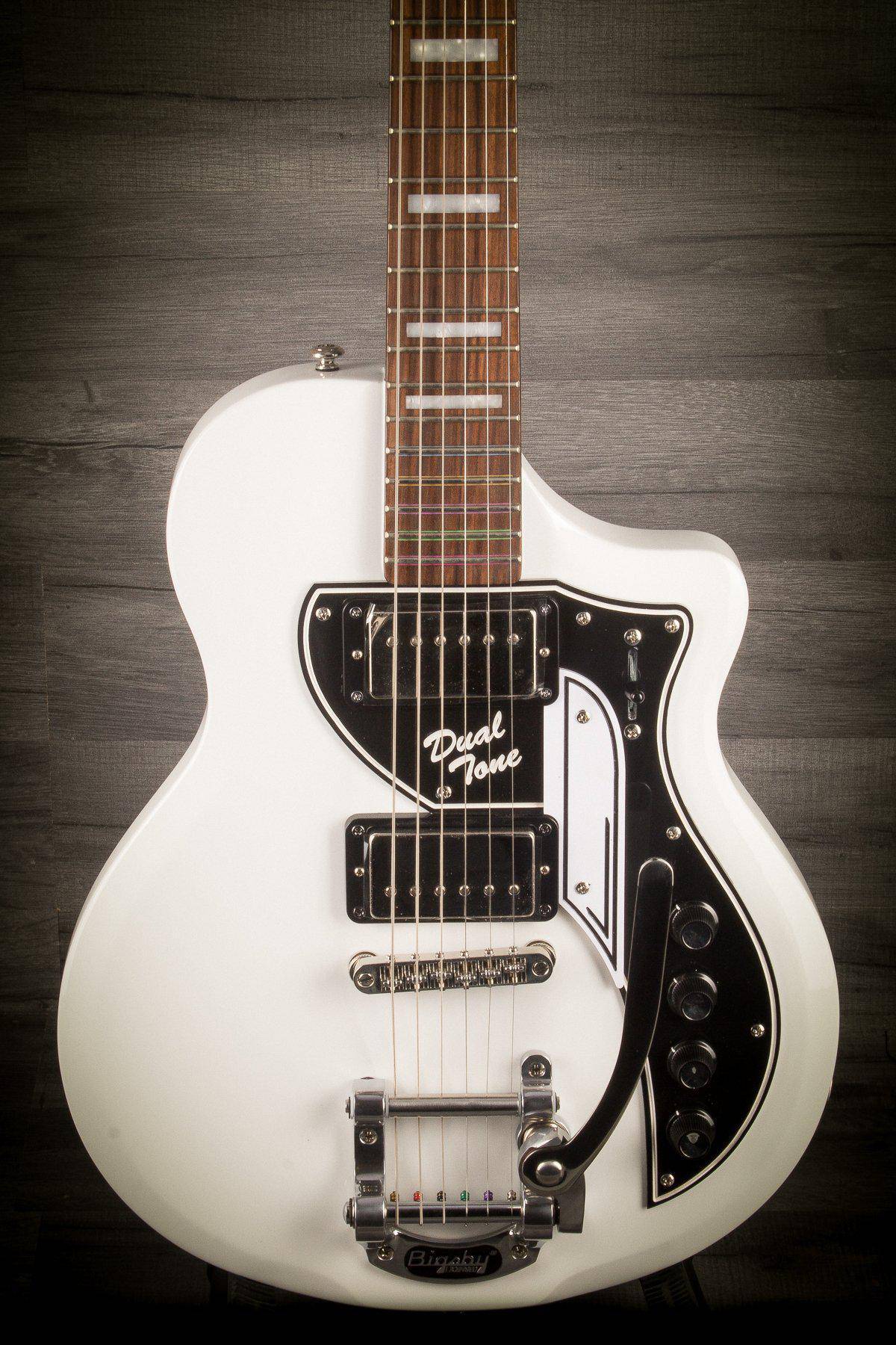 Supro David Bowie Ltd Edition Dual Tone - Arctic White