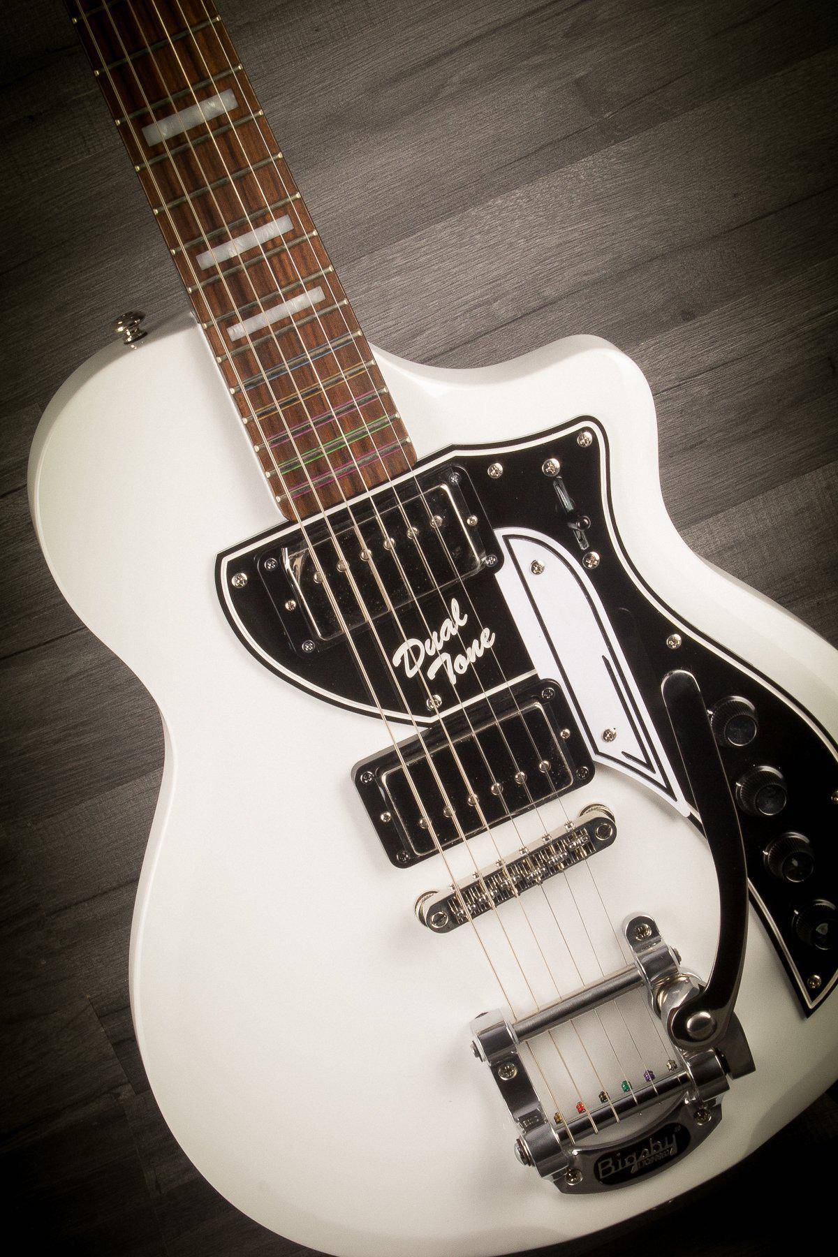 Supro David Bowie Ltd Edition Dual Tone - Arctic White