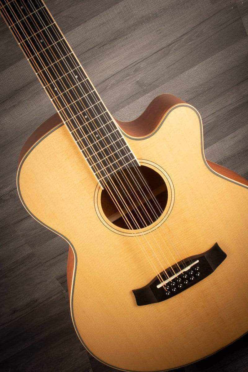 Tanglewood Acoustic Guitar Tanglewood TW12CE Winterleaf 12 string cutaway Electro Acoustic Guitar