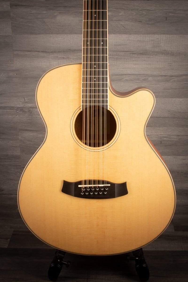 Tanglewood Acoustic Guitar Tanglewood TW12CE Winterleaf 12 string cutaway Electro Acoustic Guitar