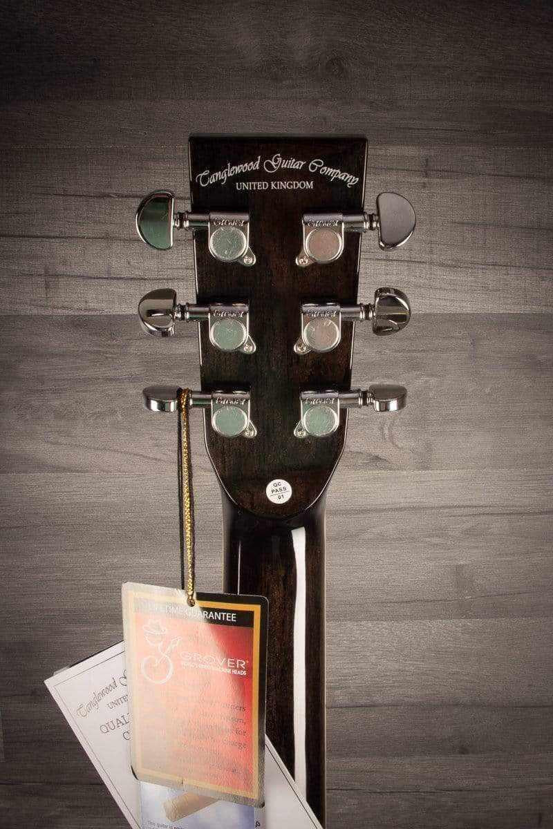 Tanglewood - TW4 Winterleaf Super folk Black Shadow Gloss