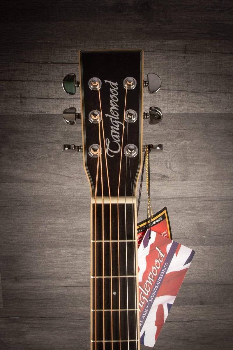 Tanglewood - TW4 Winterleaf Super folk Black Shadow Gloss