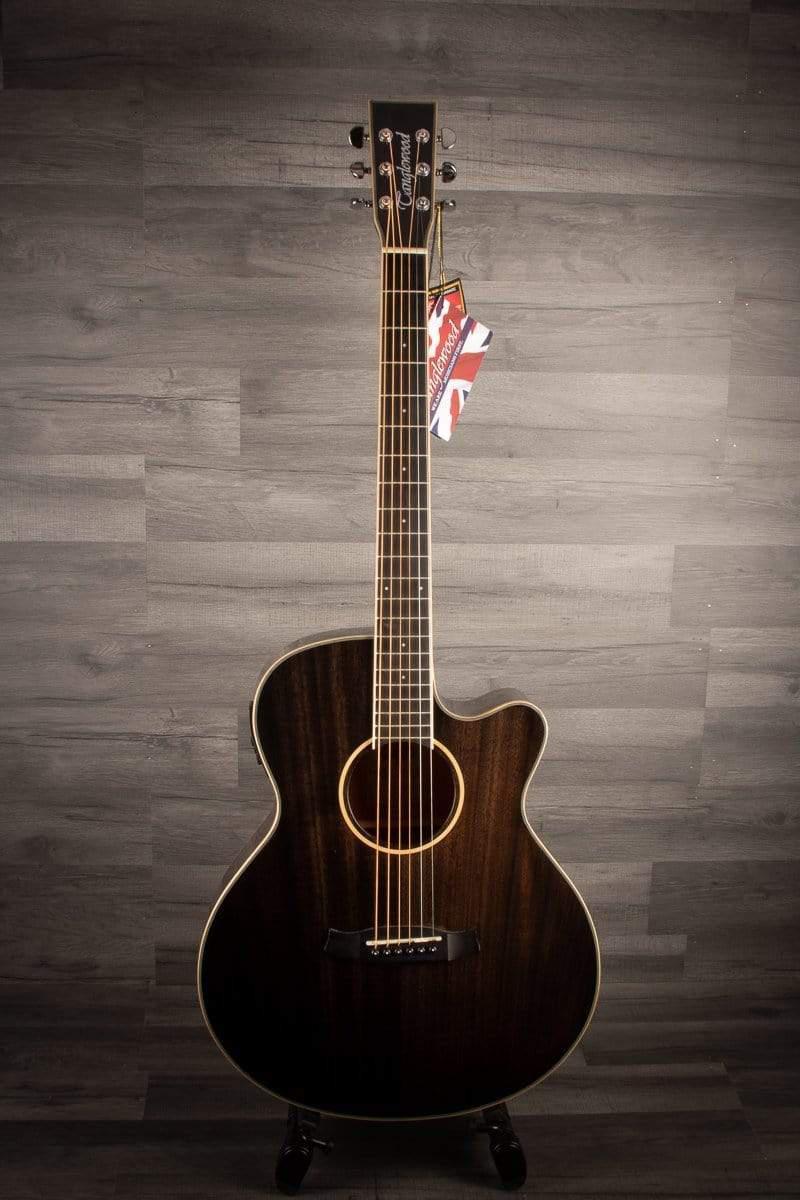 Tanglewood - TW4 Winterleaf Super folk Black Shadow Gloss
