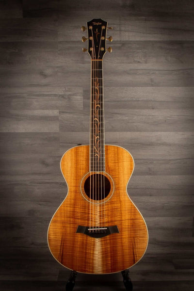 USED - 2018 Taylor Custom TF Grand Concert 12-Fret AA Koa Natural S#1102288095