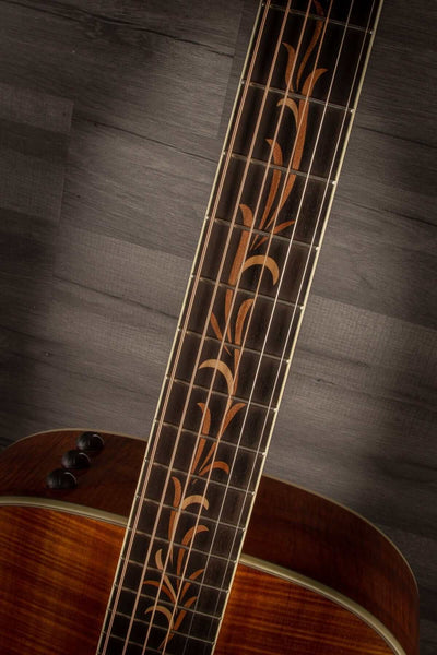 USED - 2018 Taylor Custom TF Grand Concert 12-Fret AA Koa Natural S#1102288095