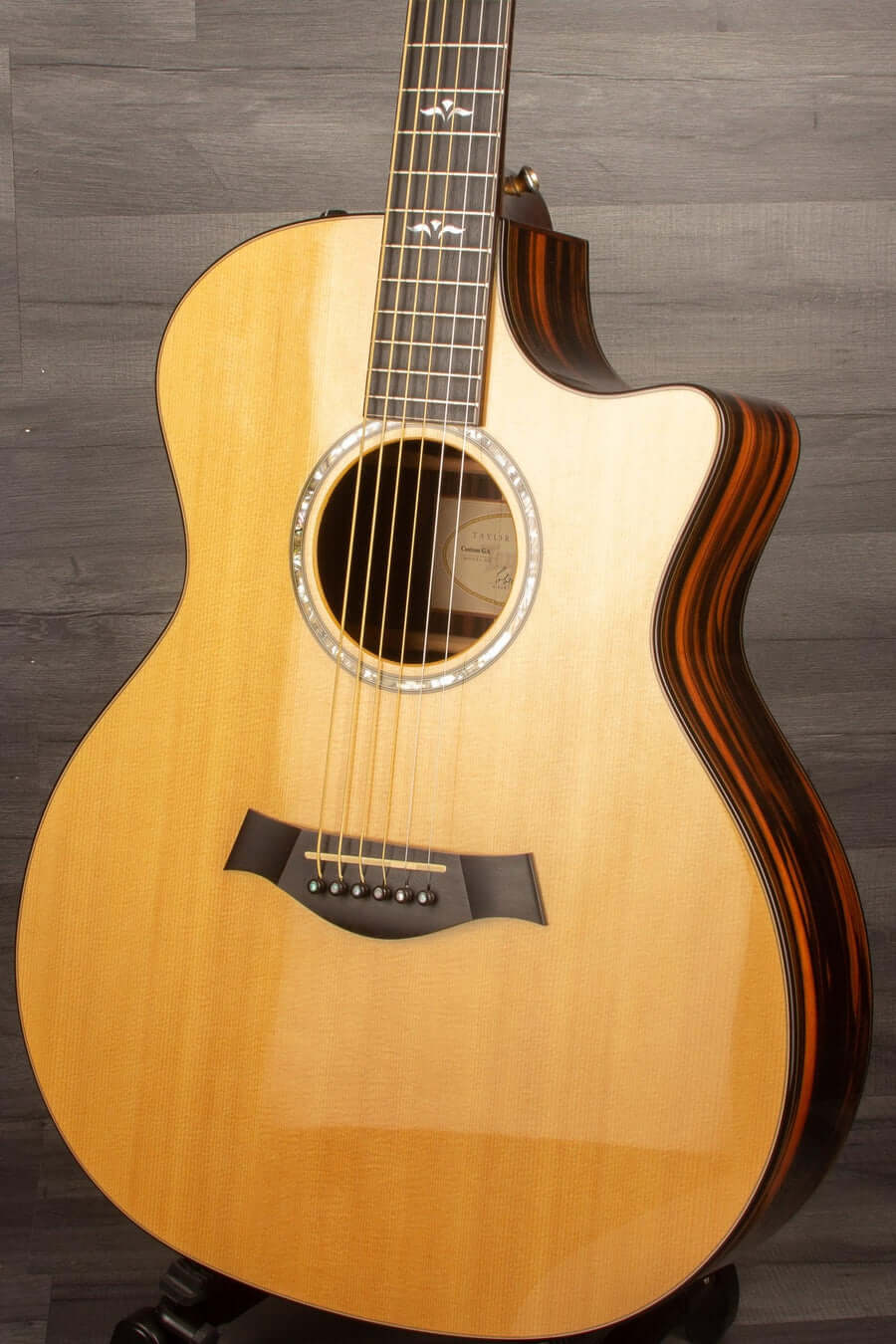 USED - 2007 Taylor Ga Custom Built To Order Macassar Ebony