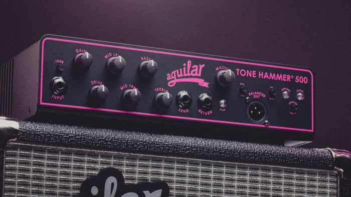 Aguilar TH500 Tone Hammer 500 Lightweight Bass Head Breast Cancer Awareness Edition