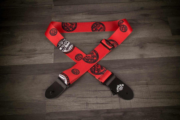 The Cavern Club MERSEY BEAT 2" Wide Polyester Guitar Strap