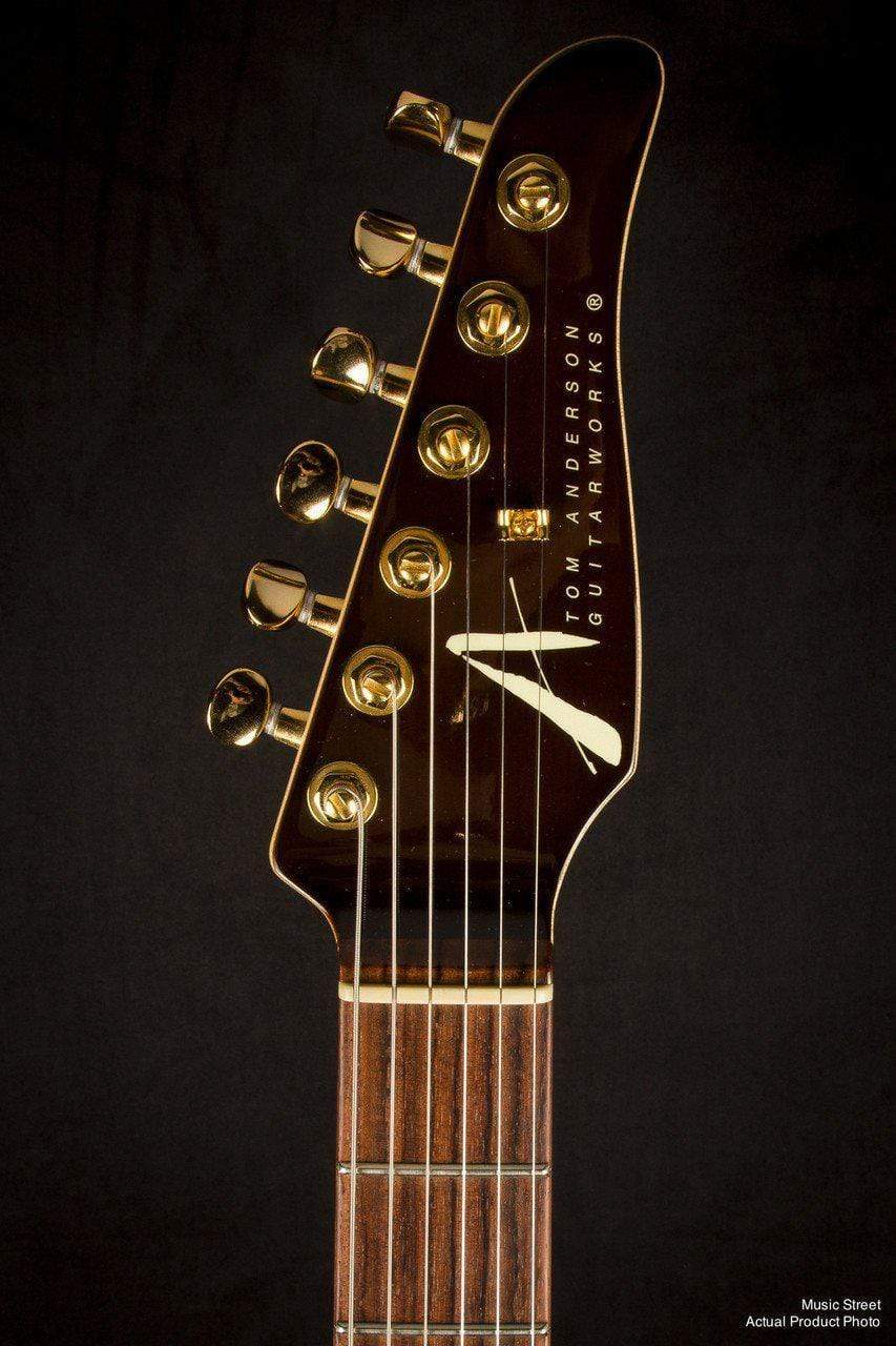 USED - Tom Anderson 2001 Hollow Drop Top Tiger'S Eye Burst