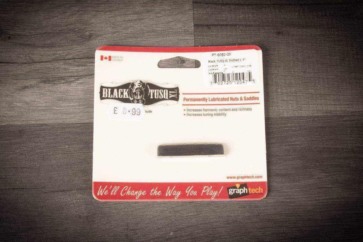 Graph tech Black Tusq XL Epiphone Style Slotted 1/4" Nut PT-6060-00