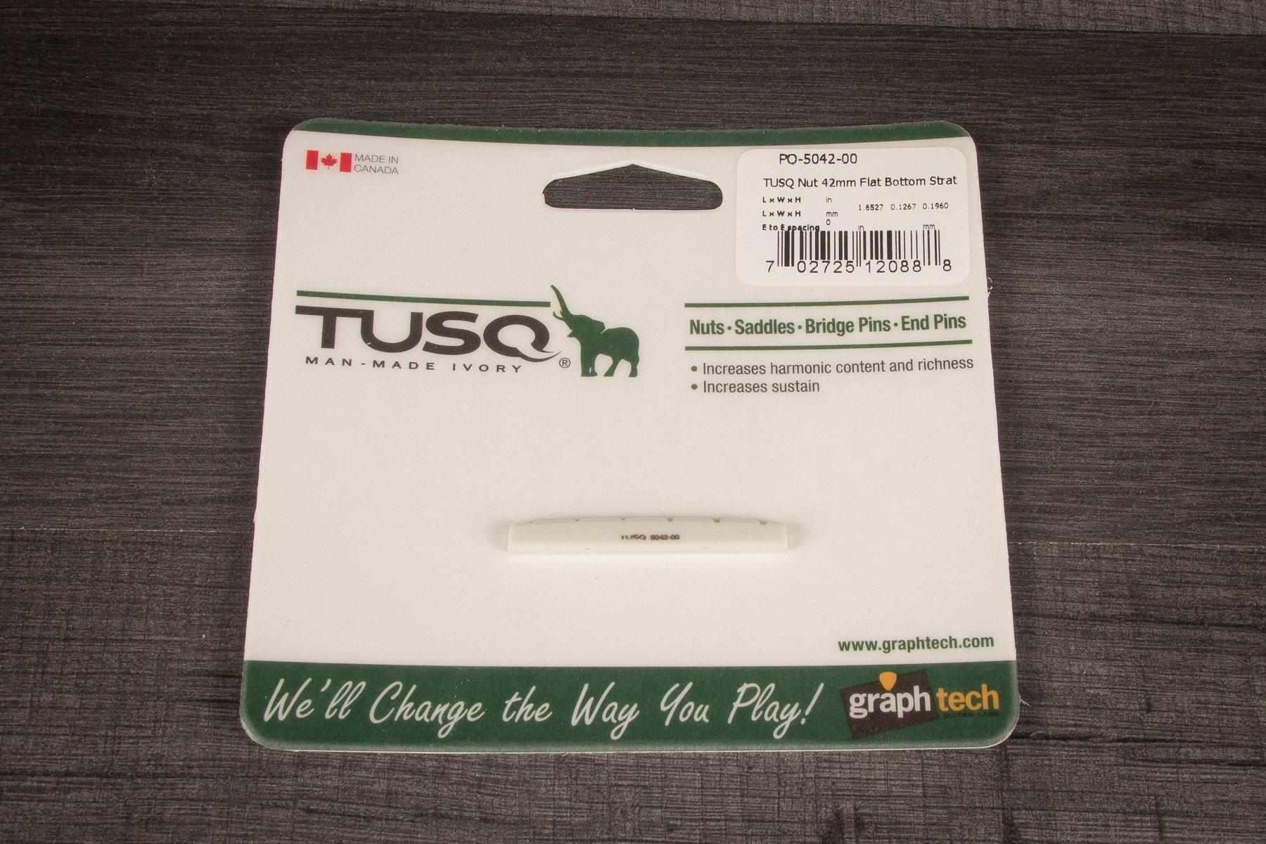 Graph tech PQ-5042-00 TUSQ 42mm Flat Bottom Strat Nut