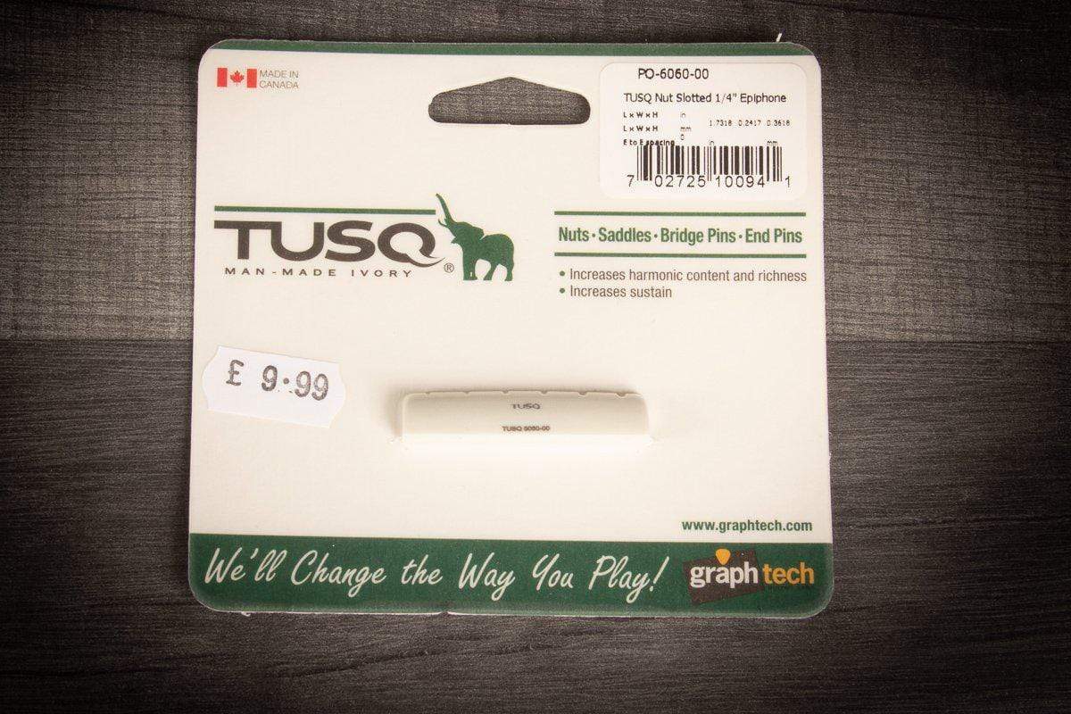 Tusq Accessories Graph tech PQ-6060-00 TUSQ NUT SLOTTED PRE-2014 EPIPHONE 1/4