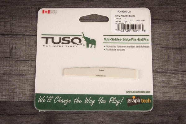Graph tech PQ-9200-C0 TUSQ Compensated Acoustic Saddle 1/8"