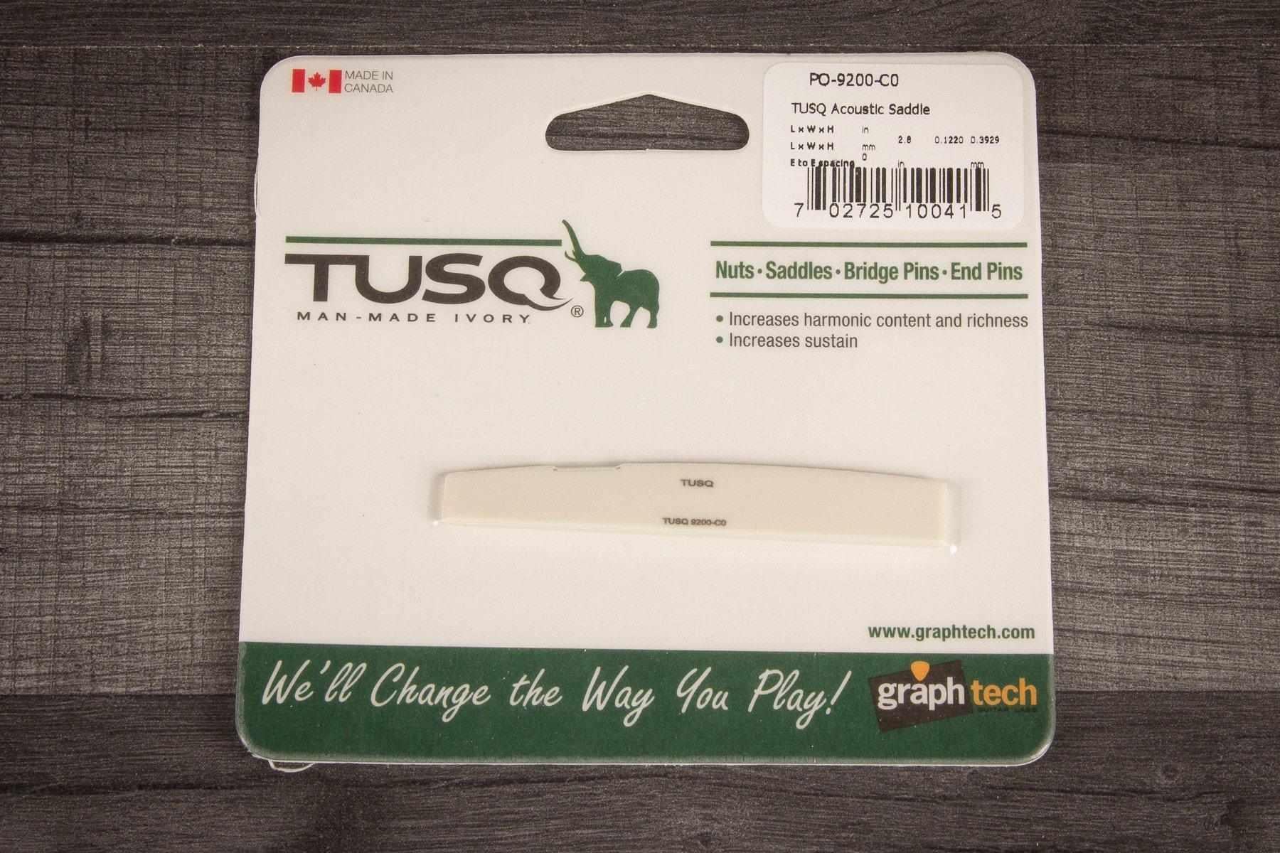 Graph tech PQ-9200-C0 TUSQ Compensated Acoustic Saddle 1/8"