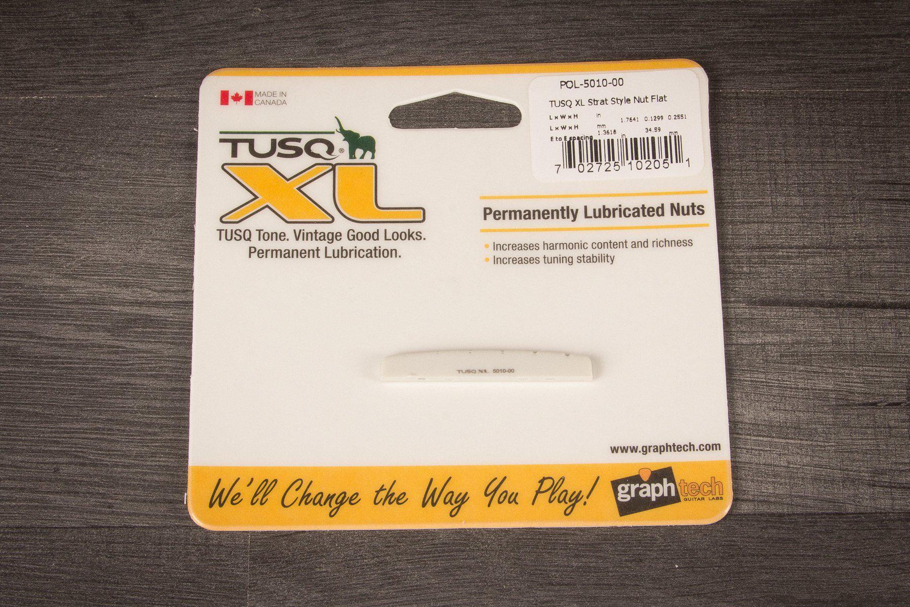 Tusq Accessories Graph tech PQL-5010-00 TUSQ XL Nut - Fender Style Flat Bottom