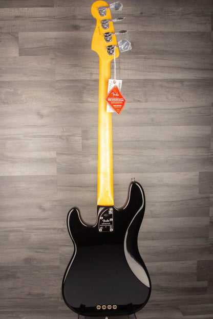 Fender American Professional II Precision Bass Guitar, Maple Neck - Black