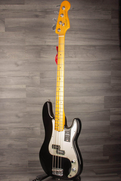 Fender American Professional II Precision Bass Guitar, Maple Neck - Black