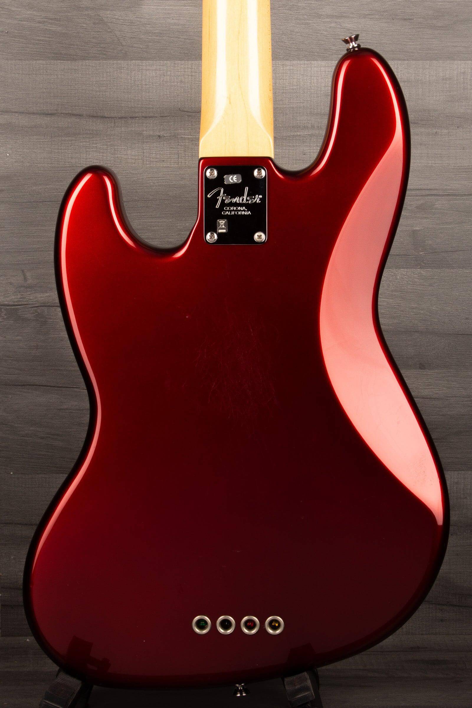 USED - Fender USA Standard Jazz Bass Guitar - Candy Cola 2007