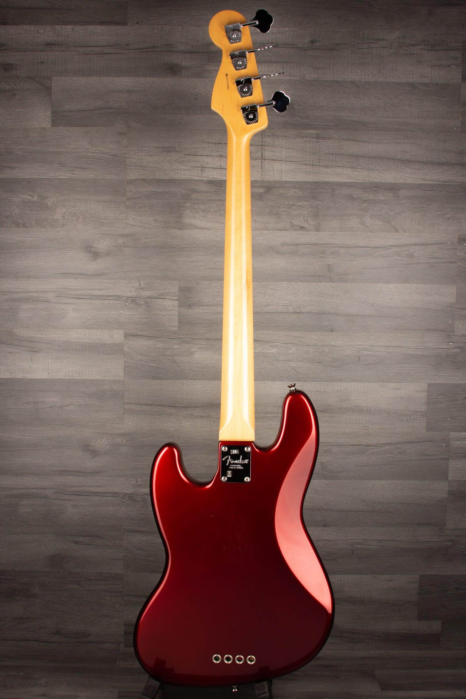 USED - Fender USA Standard Jazz Bass Guitar - Candy Cola 2007