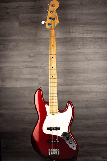 USED - Fender USA Standard Jazz Bass Guitar - Candy Cola 2007