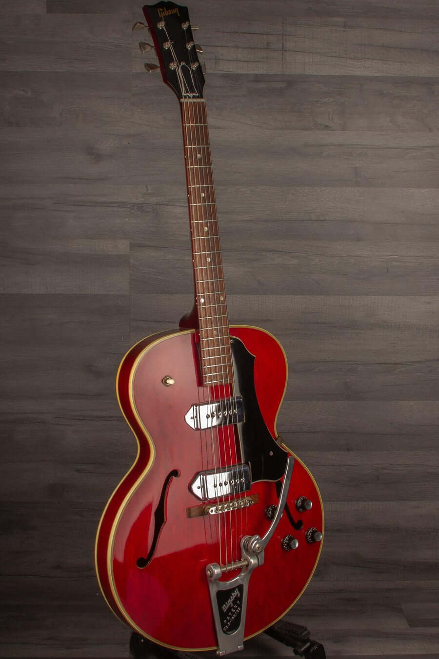 USED - Gibson ES125Td 1957 Cherry (Gibson Factory Refinish Circa 1965) #U308014 - MusicStreet