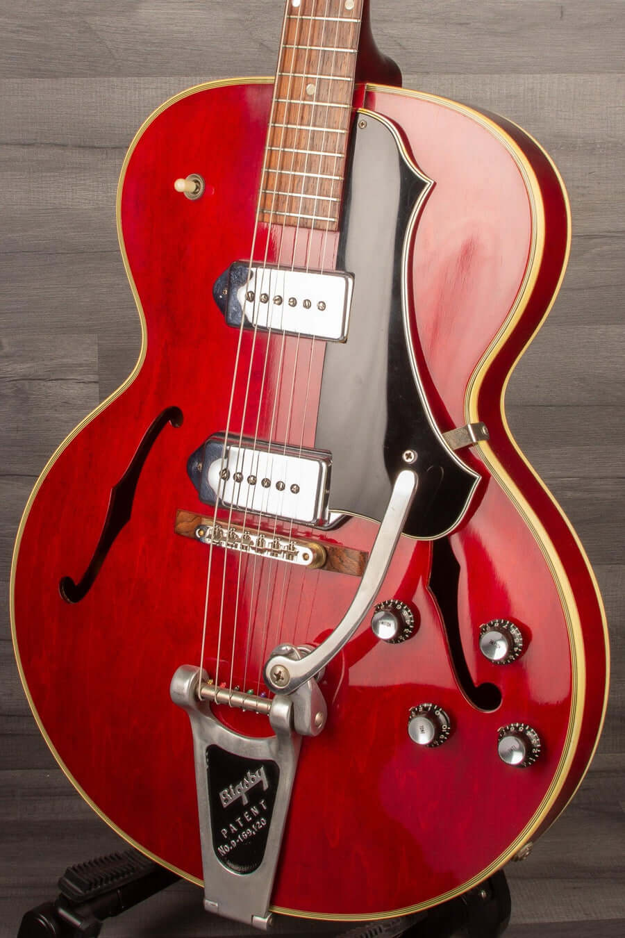 USED - Gibson ES125Td 1957 Cherry (Gibson Factory Refinish Circa 1965) #U308014 - MusicStreet