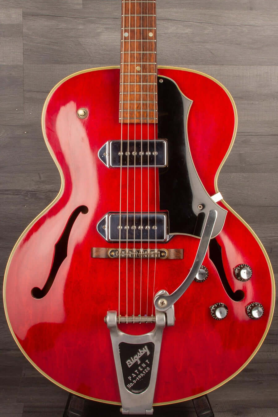 USED - Gibson ES125Td 1957 Cherry (Gibson Factory Refinish Circa 1965) #U308014 - MusicStreet