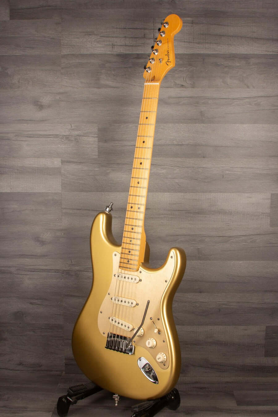 USED - Fender 2012 American Deluxe Stratocaster FSR Aztec Gold - MusicStreet