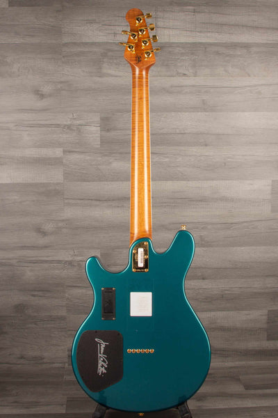 Musicman BFR Valentine Electric Guitar - Pine Green with Roasted Maple Neck